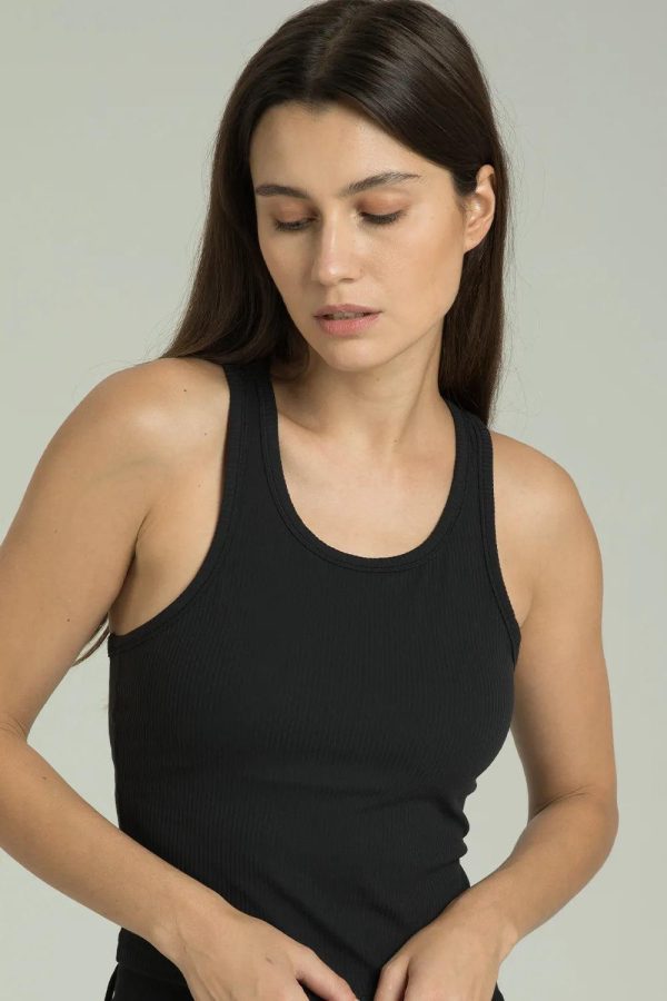 Dreamlux Ribbed with Built-in Shelf Bra Tank - Image 2