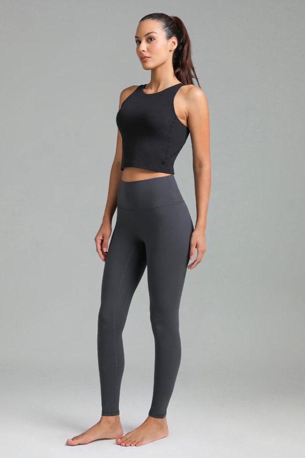 Dreamlux High Waisted No Front Seam Workout Full Length Leggings 28 - Image 2