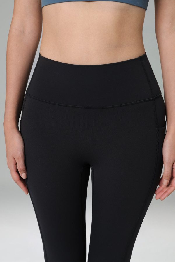 Dreamlux High Waisted No Front Seam Workout 7/8 Leggings w/Pockets - Image 8