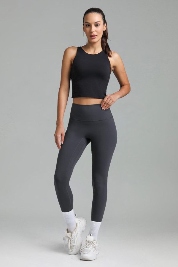 Dreamlux High Waisted No Front Seam Workout Full Length Leggings 28