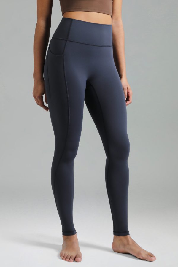 Dreamlux High Waisted No Front Seam Workout Full Length Leggings 28 w/Pockets - Image 21