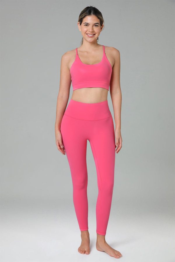 Dreamlux High Waisted No Front Seam Workout 7/8 Leggings 25 - Image 11