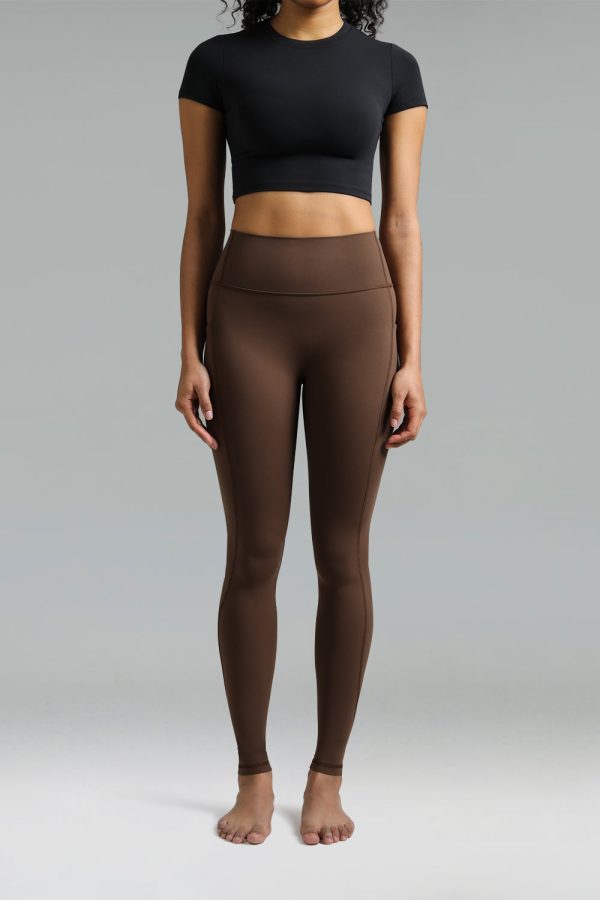 Dreamlux High Waisted No Front Seam Workout Full Length Leggings 28 w/Pockets - Image 15