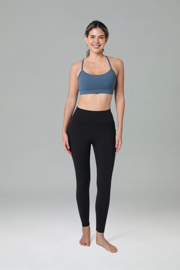 Dreamlux High Waisted No Front Seam Workout 7/8 Leggings w/Pockets - Image 10