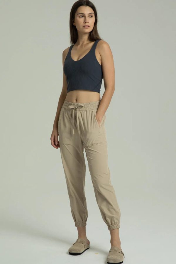 Dreamlux Ribbed V-Neck Cropped Tank - Image 30