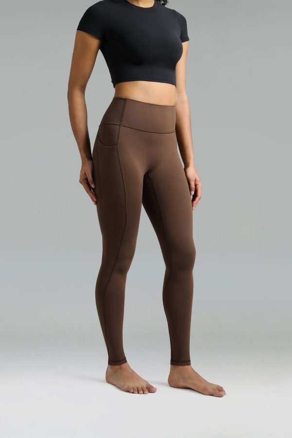 Dreamlux High Waisted No Front Seam Workout Full Length Leggings 28 w/Pockets - Image 16
