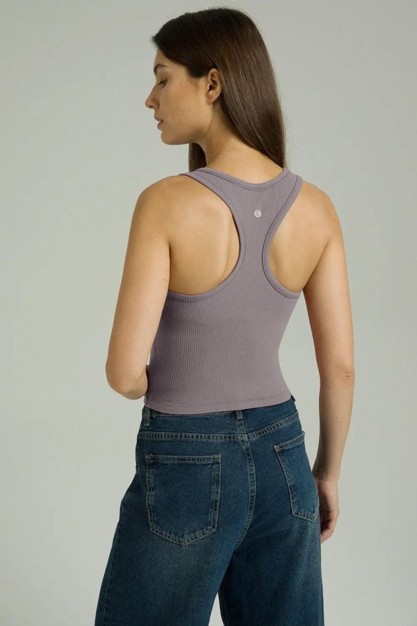Dreamlux Ribbed with Built-in Shelf Bra Tank - Image 35