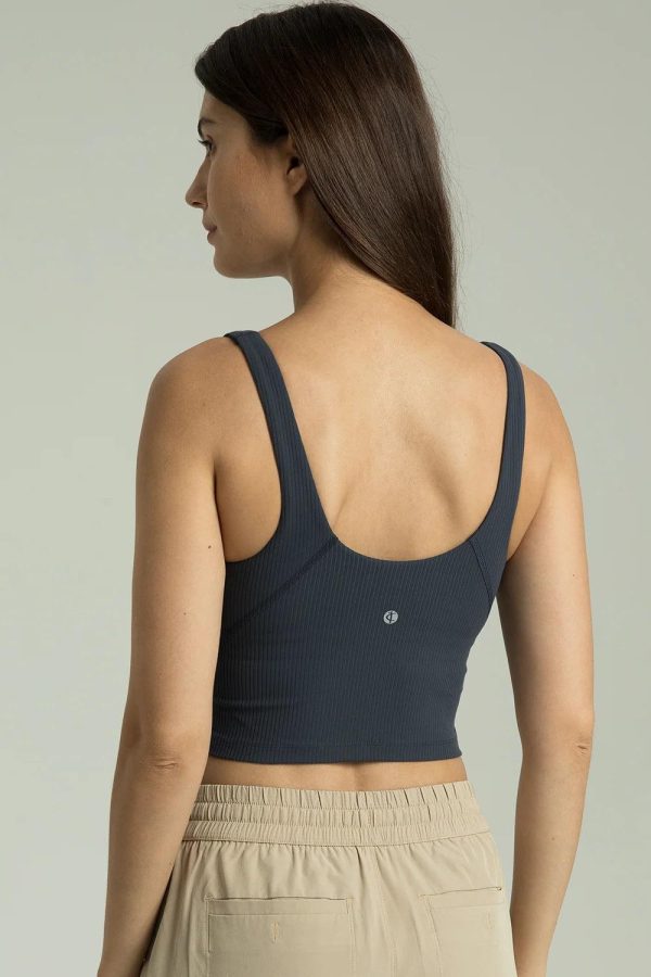 Dreamlux Ribbed V-Neck Cropped Tank - Image 31