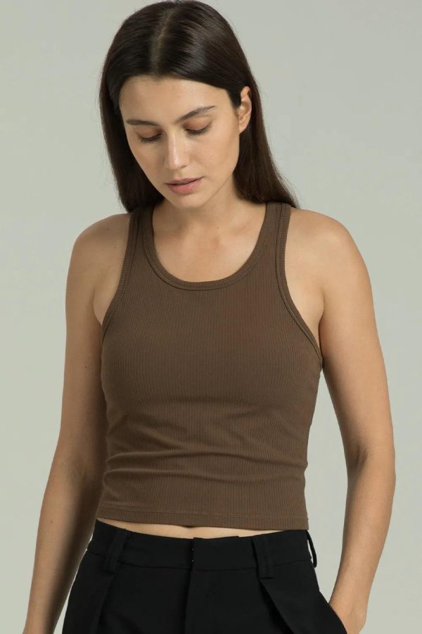 Dreamlux Ribbed with Built-in Shelf Bra Tank - Image 29