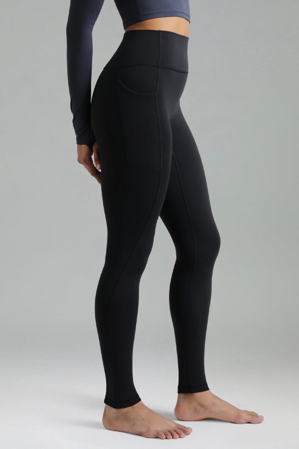 Dreamlux High Waisted No Front Seam Workout Full Length Leggings 28 w/Pockets - Image 8