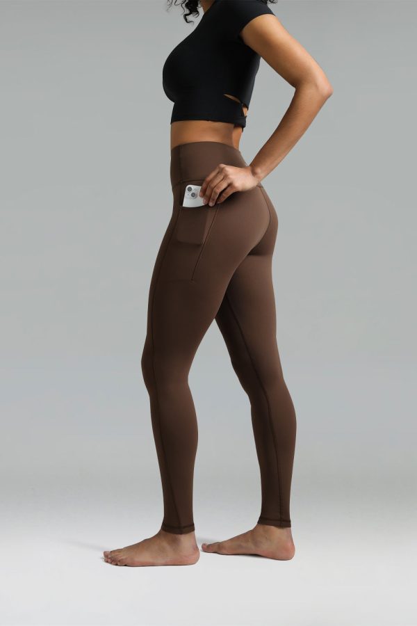 Dreamlux High Waisted No Front Seam Workout Full Length Leggings 28 w/Pockets - Image 17