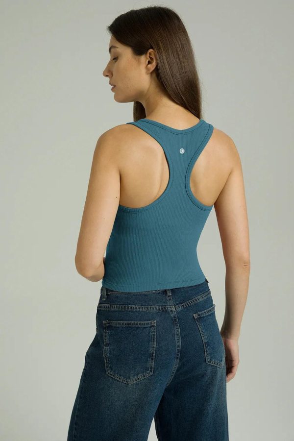 Dreamlux Ribbed with Built-in Shelf Bra Tank - Image 39