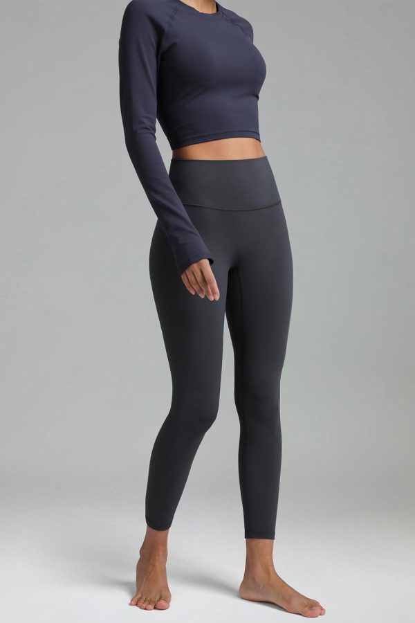 Dreamlux High Waisted No Front Seam Workout 7/8 Leggings 25 - Image 3