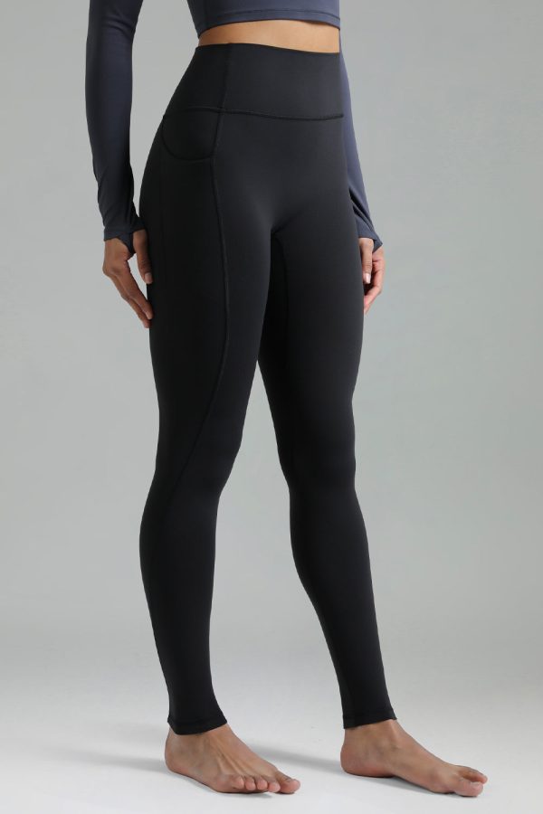 Dreamlux High Waisted No Front Seam Workout Full Length Leggings 28 w/Pockets - Image 5