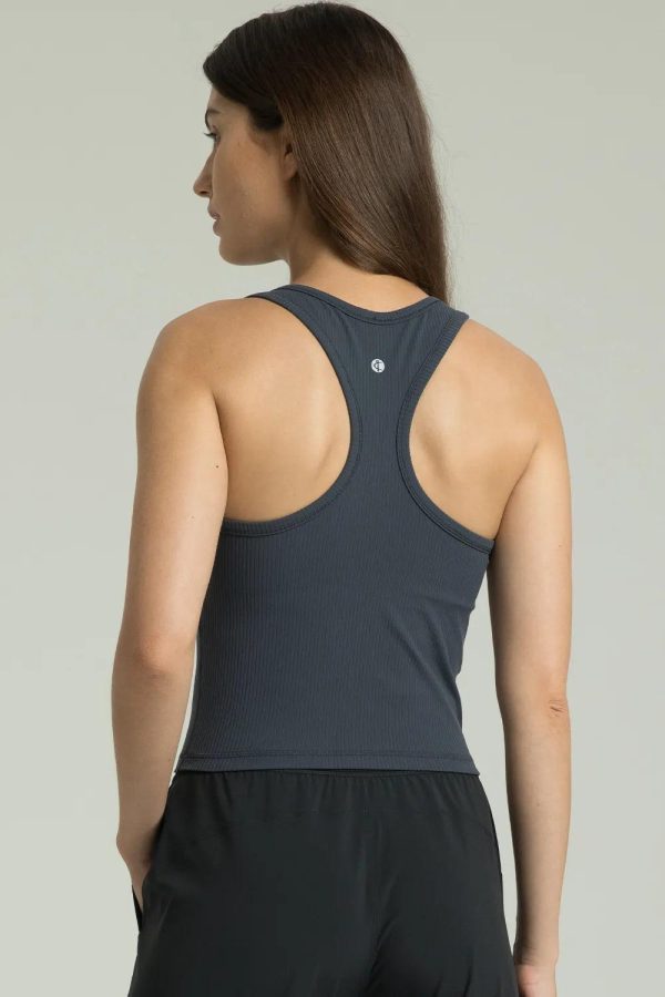 Dreamlux Ribbed with Built-in Shelf Bra Tank - Image 7