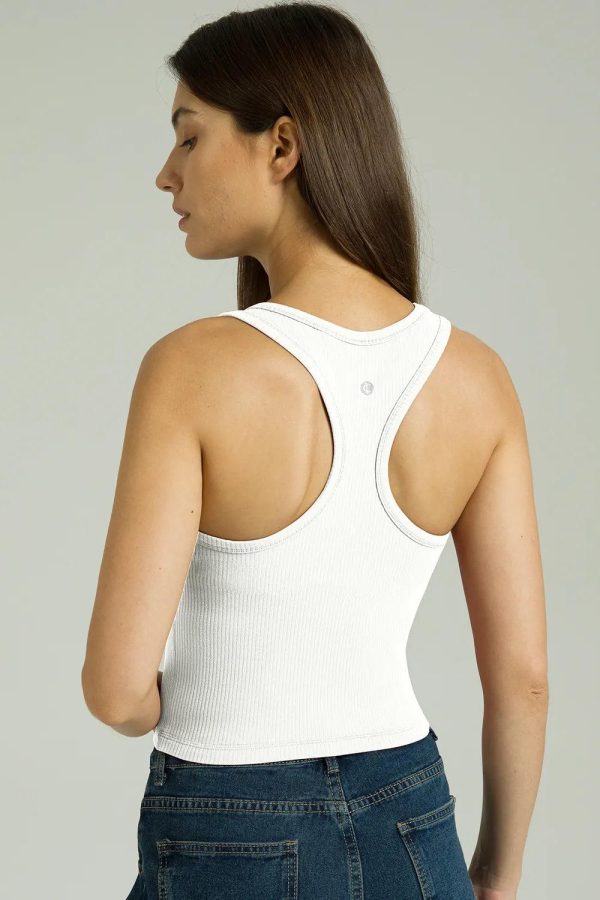 Dreamlux Ribbed with Built-in Shelf Bra Tank - Image 27