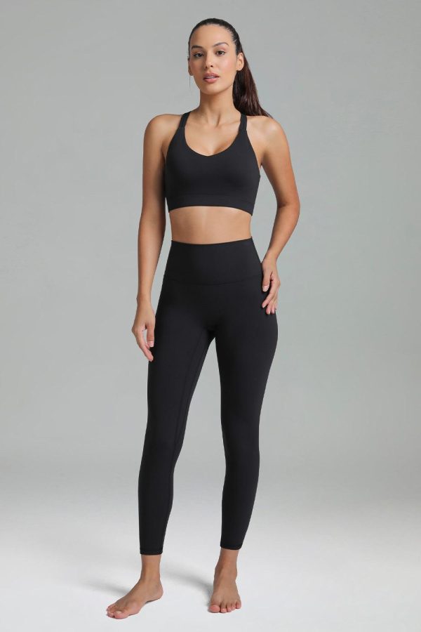 Dreamlux High Waisted No Front Seam Workout 7/8 Leggings 25 - Image 16