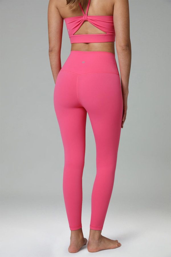 Dreamlux High Waisted No Front Seam Workout 7/8 Leggings 25 - Image 13