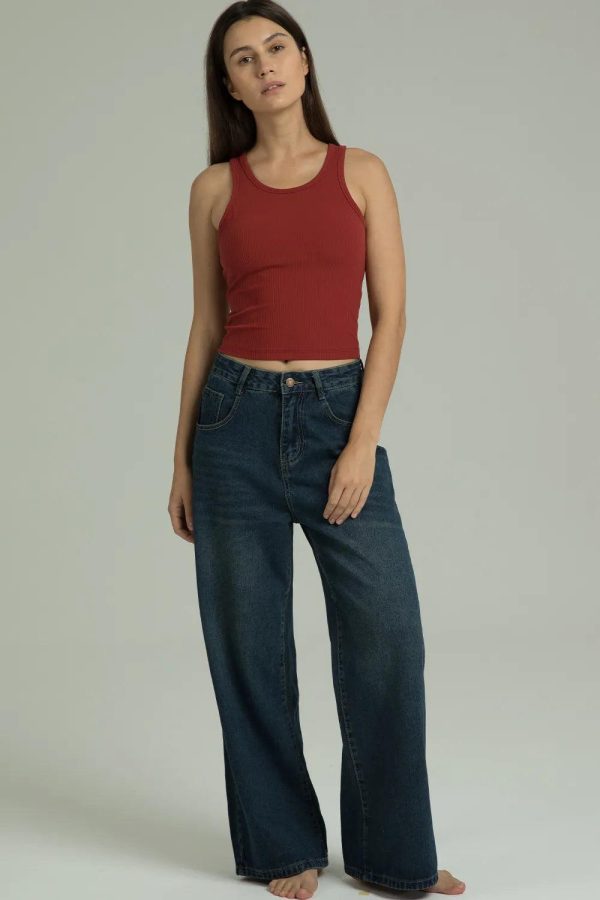 Dreamlux Ribbed with Built-in Shelf Bra Tank - Image 16
