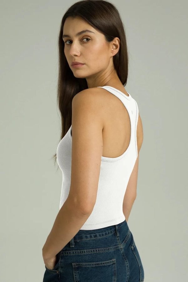 Dreamlux Ribbed with Built-in Shelf Bra Tank - Image 26