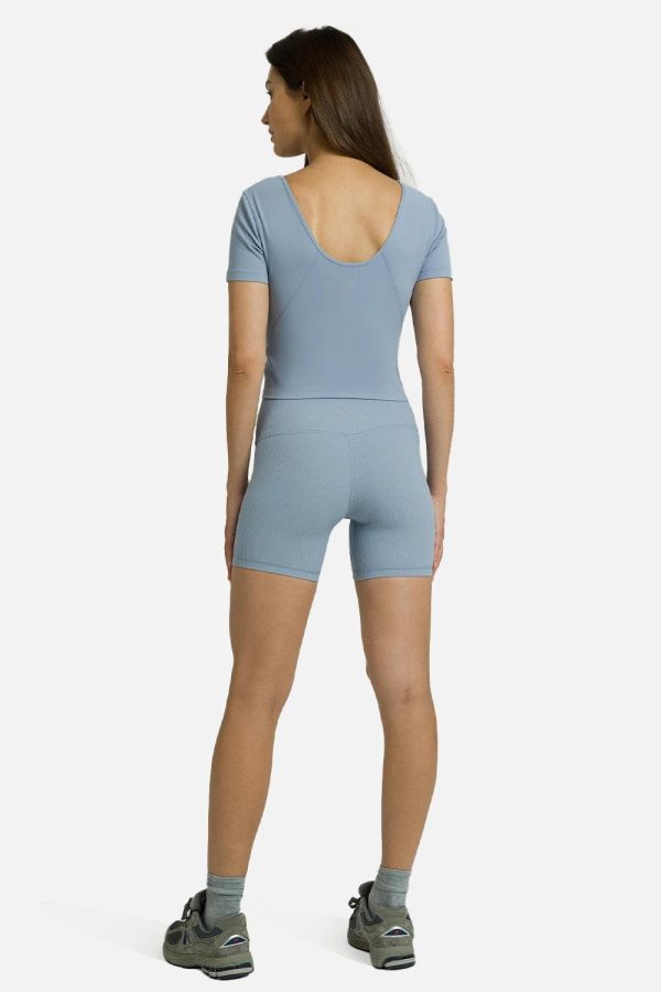 Dreamlux Buttery Soft Ribbed Cropped Leggings 6 - Image 3