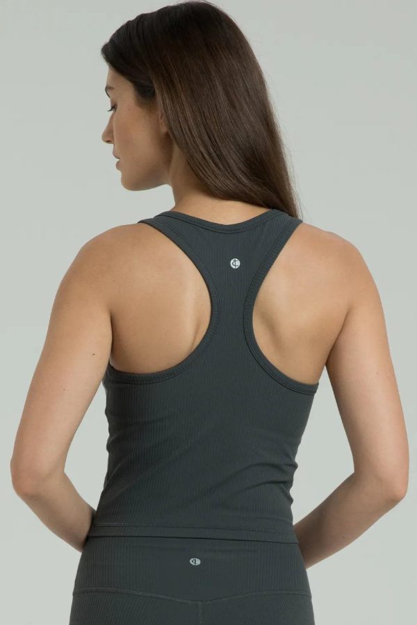 Dreamlux Ribbed with Built-in Shelf Bra Tank - Image 19