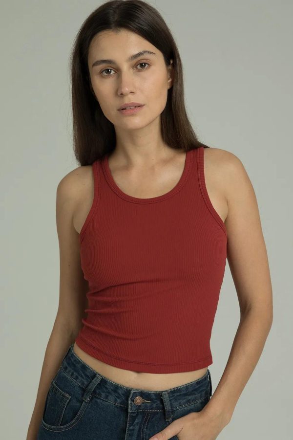 Dreamlux Ribbed with Built-in Shelf Bra Tank - Image 13