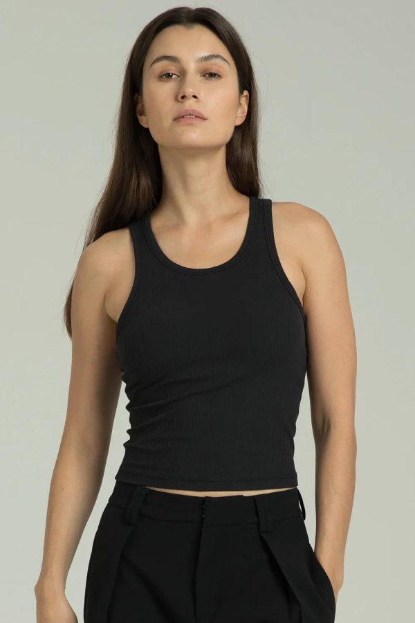 Dreamlux Ribbed with Built-in Shelf Bra Tank
