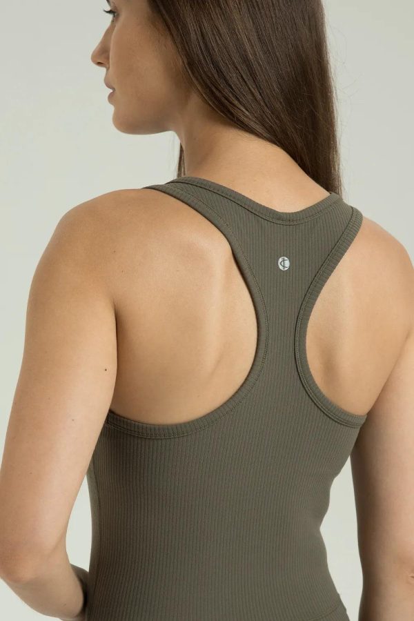 Dreamlux Ribbed with Built-in Shelf Bra Tank - Image 23