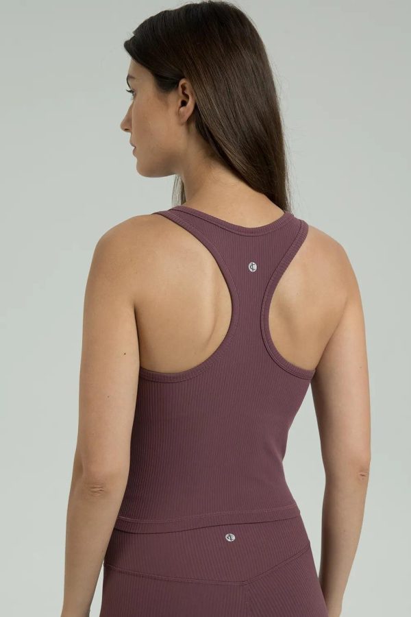 Dreamlux Ribbed with Built-in Shelf Bra Tank - Image 11