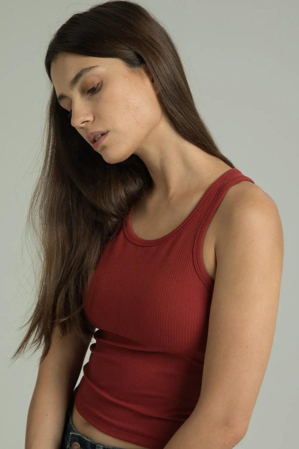 Dreamlux Ribbed with Built-in Shelf Bra Tank - Image 14