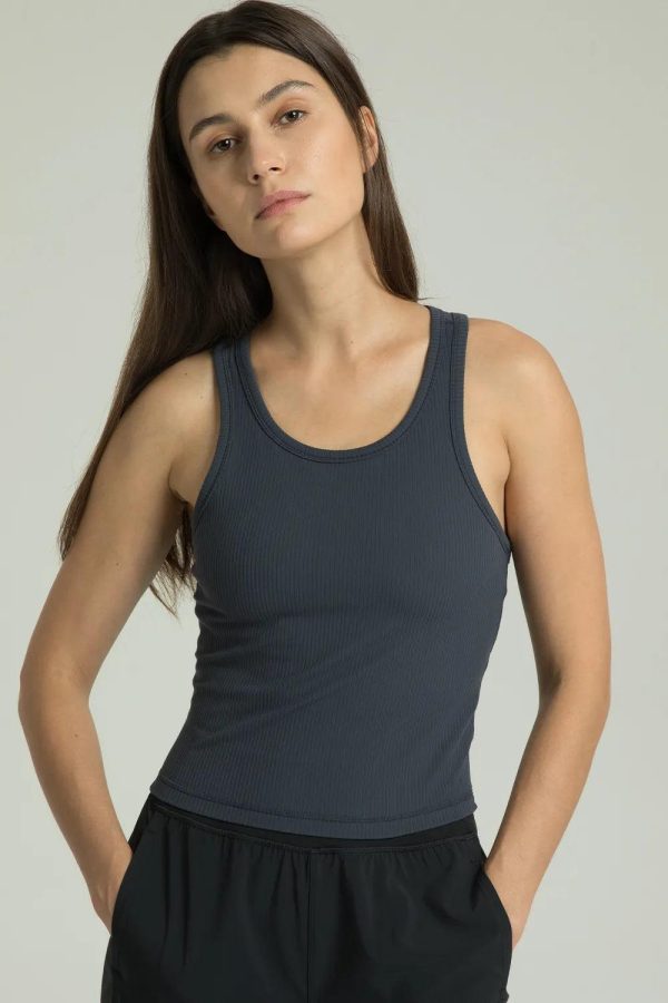 Dreamlux Ribbed with Built-in Shelf Bra Tank - Image 5